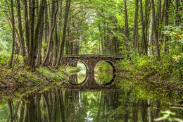 Brücke im Park / ***