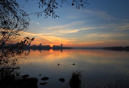 der letzte Sonnenuntergang im Oktober / ***