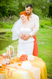 Orange Hochzeit / ***