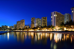 Skyline Honolulu / Die Skyline von Honolulu, Ohau, Hawaii