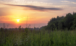 Abnehmender Sommertag betrunken ... / ***