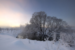 Morgendämmerung, Nebel, Frost .. / ***