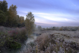 Morgendämmerung, Nebel, Frost .. / ***