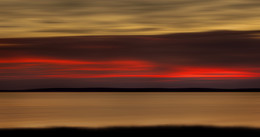 USEDOM / Sonnenuntergang am Achterwasser auf der Insel Usedom.
