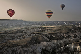 BALLONFAHRT / Herrlich, eine Ballonfahrt über Kappadokien / Türkei. Ein besonderes Erlebnis.