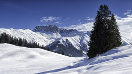 Winterblick / Auf einer Schneeschuhwanderung