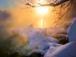 Ein schöner Tag dank Frost und Sonne / ***