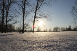 Ein schöner Tag dank Frost und Sonne / ***