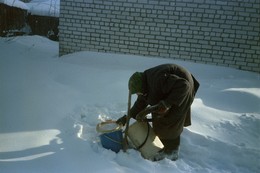 Ein schöner Tag dank Frost und Sonne / ***