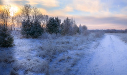 Ein schöner Tag dank Frost und Sonne / ***