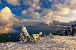 Ein schöner Tag dank Frost und Sonne / ***