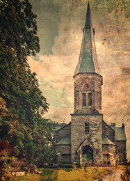 Die alte Kirche. / ***