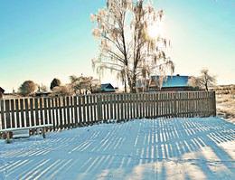 Winter im Dorf / ***
