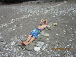 Sommerliche Langeweile / Abkhazia: Picunda beach