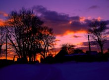 Flame Sonnenuntergang. / ---------------