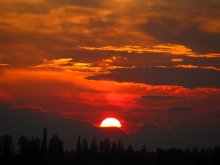 Sonnenuntergang in meiner Stadt / ***
