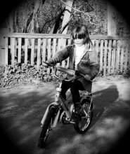 Das erste Fahrrad. / ***