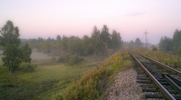 Straße im Nebel / ***