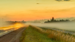The road in the fog / ***