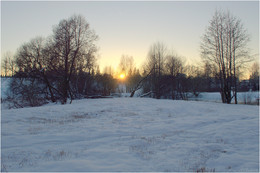 Sonnenuntergang im Winter / ***