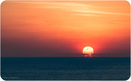 Sunset at Jeju Island. / ***