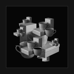 Tasse Kaffee / Digital art