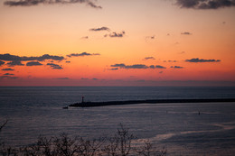 Sonnenuntergang über das Schwarze Meer / ***