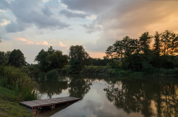 Abend auf dem Fluss / ***