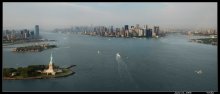 Manhattan New York aus der Vogelperspektive / ***