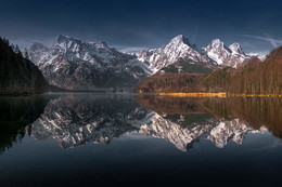 Almsee Morgen / Morgens am Almsee in Grünau im Almtal