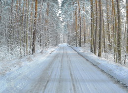 Straße im Winter / ***