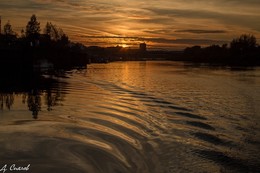 Abend auf dem Fluss / ***