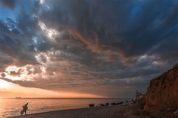 Abendstimmung am Meer / ***