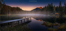 Schattensee / Morgens am Schattensee in Krakauschatten Steiermark Österreich