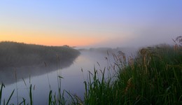 Sommer-Morgen auf dem Fluss / ***