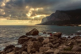 Abendstimmung am Meer / ***