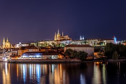 Abendfarbe in Prag / Prag