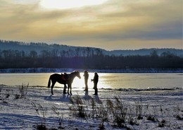 Abendspaziergang / " " "