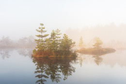 misty island / Smaal island in the fog