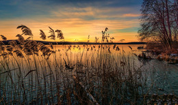 Dämmerung auf dem See / ***