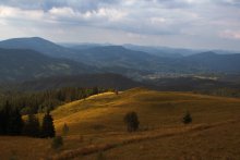 Slavskoe. die Aussicht vom Berge / ***