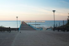 Piers im Morgengrauen (Palanga) / ***
