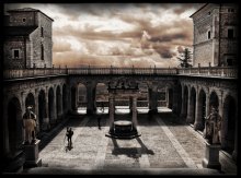 Abtei von Monte Cassino / through the history