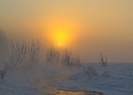 Winter-Sonnenaufgang / ***