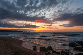 Abendstimmung am Meer / ***