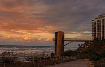 Sonnenuntergang über dem Meer / ***