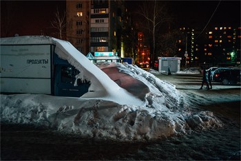 Nach einem Schneesturm / ***