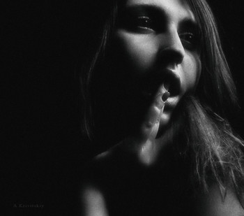 Portrait. Night location. A. Krivitsky. / Portrait. Night location. A. Krivitsky.