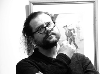 a real artist / a young graphic artist-portrait of drama and energy