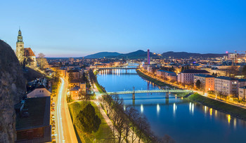 Blick über Salzburg / Blick über Salzburg